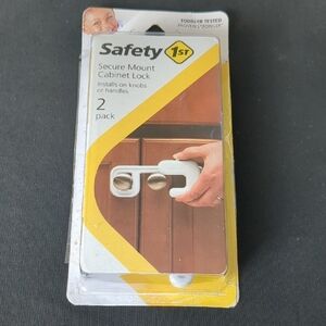 Safety 1st White Secure Mount Cabinet Lock 2-Pack